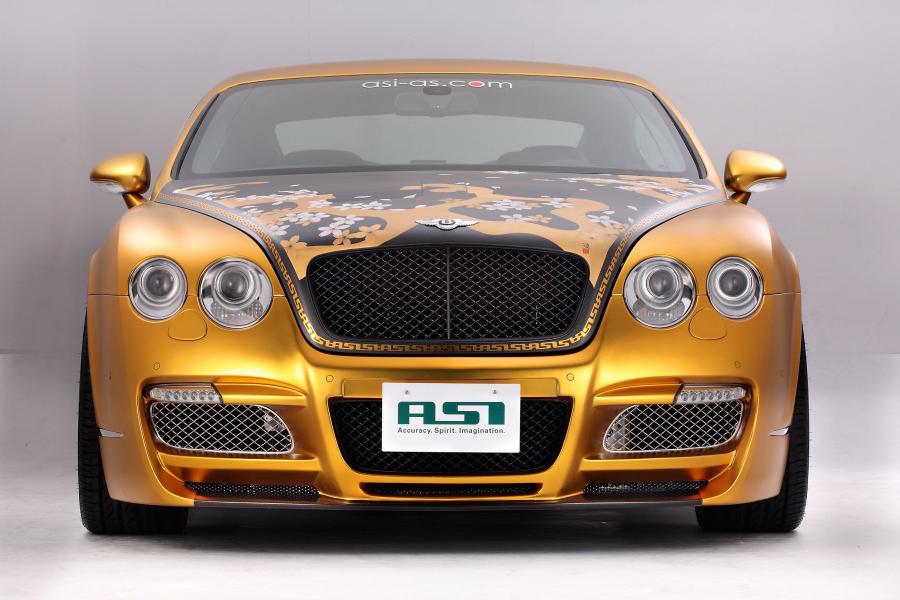  Bentley Continental GTS Tetsu Gold by ASI 2008 года  (фото 4 из 8)